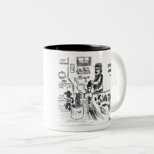 ORGAN GRINDER mok (Voorkant rechts)