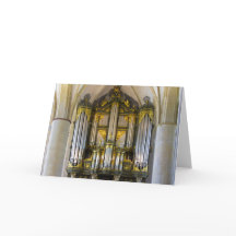 Organ, Groningen, Nederlands wenskaart