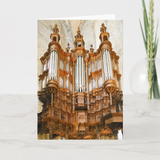 Organ in het zuidwesten van Frankrijk Kaart (Voorkant)