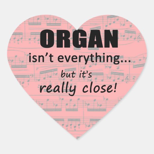 Organ is niet alles Sticker (Voorkant)