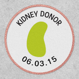 Organ Kidney | Groene en roze donorvlek