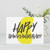 Organ Kidney | Tweezijdige transplantatie kaart (Staand voorkant)