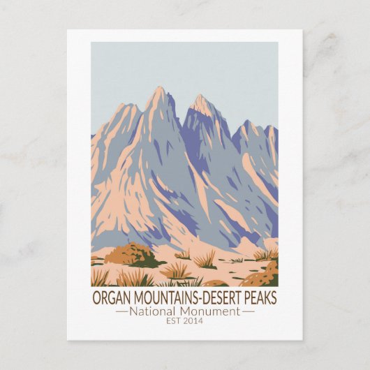 Organ Mountains Desert Peaks National Monument Briefkaart (Voorkant)