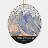 Organ Mountains Desert Peaks National Monument Keramisch Ornament (Links)