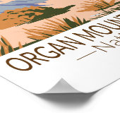 Organ Mountains Desert Peaks National Monument Poster (Hoek)