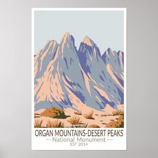 Organ Mountains Desert Peaks National Monument Poster (Voorkant)
