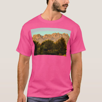 Organ Mountains met Pecan Trees (New Mexico) basis T-shirt