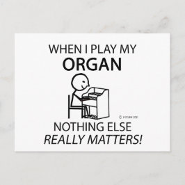 Organ Niets anders telt Briefkaart