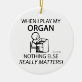 Organ Niets anders telt Keramisch Ornament (Voorkant)