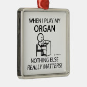 Organ Niets anders telt Metalen Ornament (Rechts)