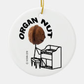 Organ Nut Keramisch Ornament (Voorkant)