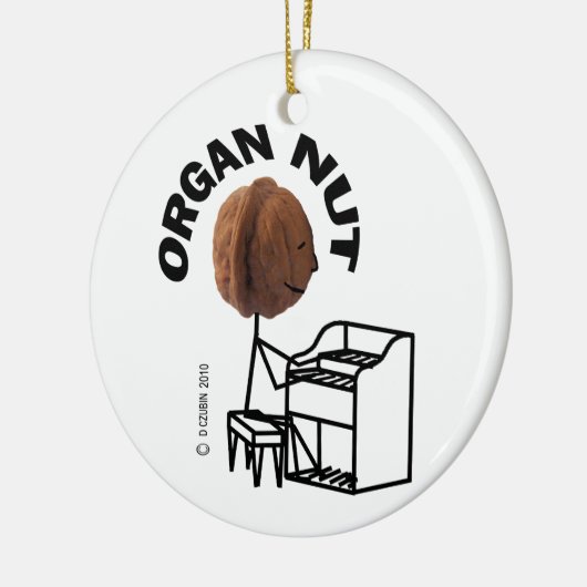 Organ Nut Keramisch Ornament (Links)