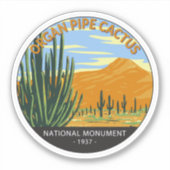 Organ Pipe Cactus National Monument Arizona Sticker (Voorkant)
