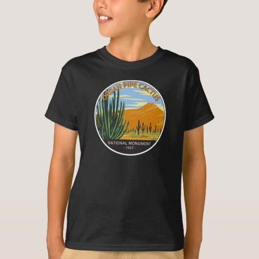 Organ Pipe Cactus National Monument Arizona T-Shir T-shirt (Voorkant)
