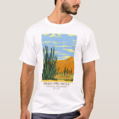 Organ Pipe Cactus National Monument Arizona T-shirt (Voorkant)