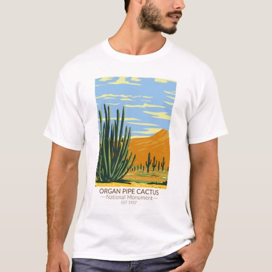 Organ Pipe Cactus National Monument Arizona T-shirt (Voorkant)