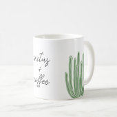 Organ Pipe Cactus Plus Koffie Waterverf Mok (Voorkant rechts)