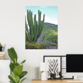 Organ Pipe Cactus Poster (Thuiskantoor)