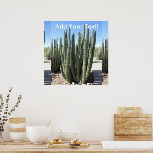 Organ Pipe Cactus Poster (Keuken)