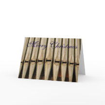 Organ Pipes Kerst Kaart