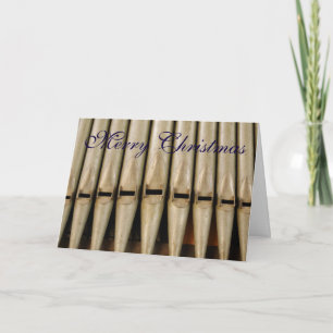 Organ Pipes Kerst Kaart