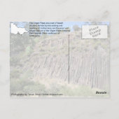Organ Pipes Park, Victoria, Briefkaart Australië (Achterkant)