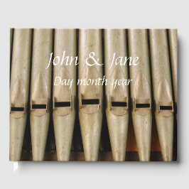Organ Pipes Wedding Guestbook Gastenboek