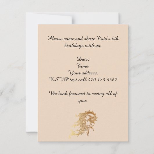 Organdy Wings Fairy (Achterkant)