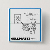 Organelle Vierkante Button 5,1 Cm (Voorkant)