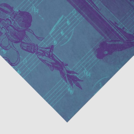  organen en andere muziekinstrumenten tissuepapier (Detail)