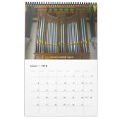 Organen - Groot en klein verticaal kalender (Mar 2018)