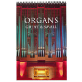 Organen - Groot en klein verticaal kalender (Hoes)