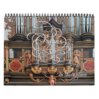 Organen in hun plaats - horizontale kalender
