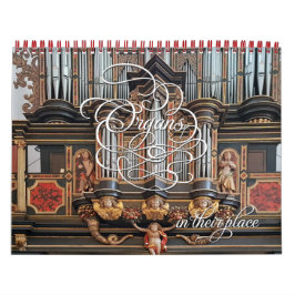 Organen in hun plaats - horizontale kalender