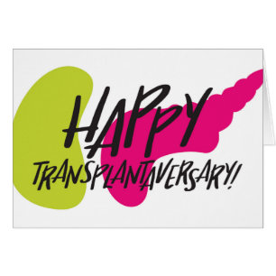 Organen SPK   Happy Transplanttasiever GreetingCar