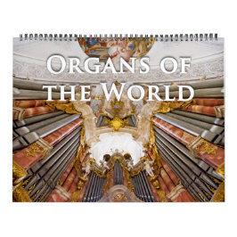 Organen van de World Pipy Orgorgan kalender