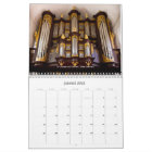 Organen van de World Pipy Orgorgan kalender