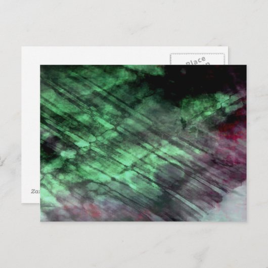 Organic abstract #1460 briefkaart (Voorkant / Achterkant)