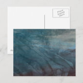 Organic abstract #1469 briefkaart (Voorkant / Achterkant)