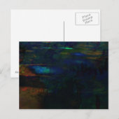 Organic abstract #146 briefkaart (Voorkant / Achterkant)