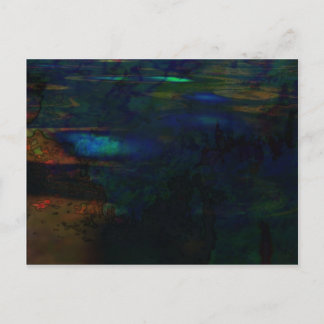 Organic abstract #146 briefkaart