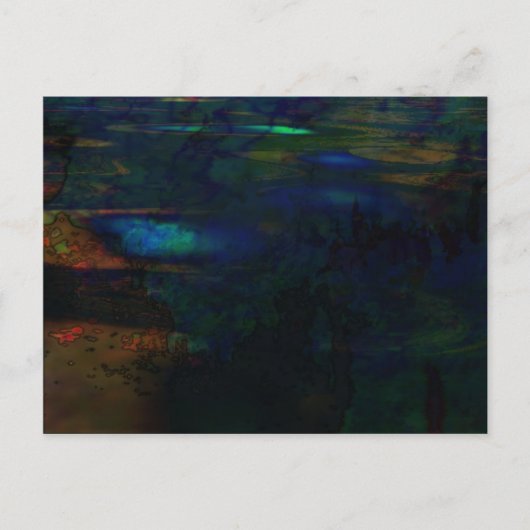 Organic abstract #146 briefkaart (Voorkant)