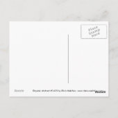 Organic abstract #1470 briefkaart (Achterkant)