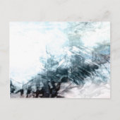 Organic abstract #1470 briefkaart (Voorkant)