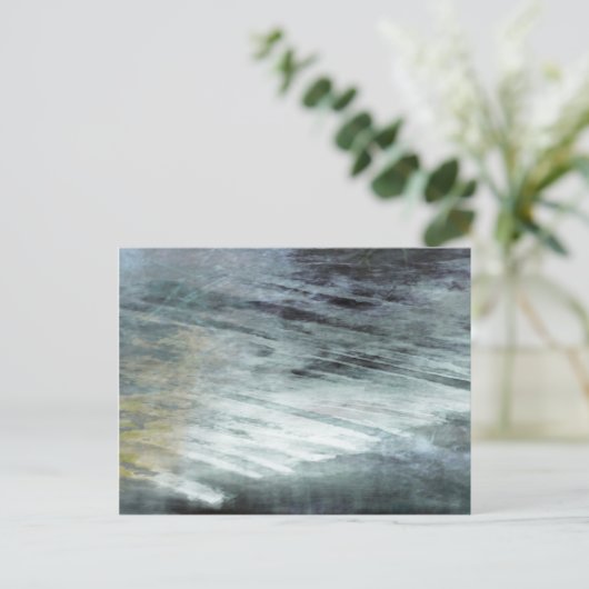 Organic abstract #1480 briefkaart (Staand voorkant)