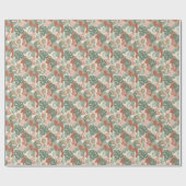 Organic Abstract Harmony Seamless Pattern Cadeaupapier (Vlak)
