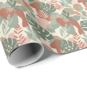 Organic Abstract Harmony Seamless Pattern Cadeaupapier (Rol Hoek)