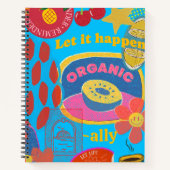 ORGANIC-ALLY Spiral Notebook Notitieboek (Voorkant)