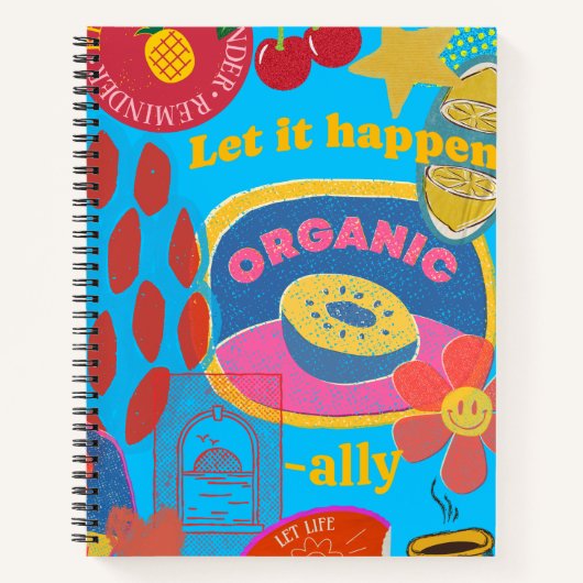 ORGANIC-ALLY Spiral Notebook Notitieboek (Voorkant)