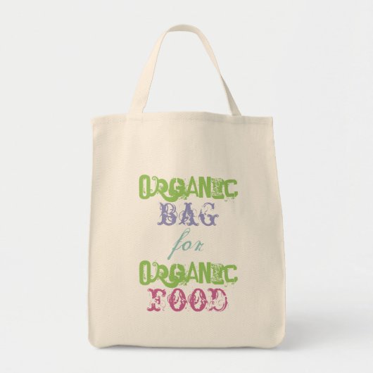 Organic Bag for Organic Food Tote Bag (Voorkant)